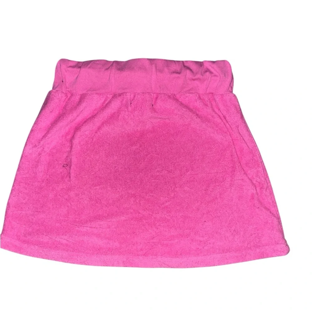 DELIA*S Catch My Vibe Peace Sign Terry Skirt - Picture 2 of 2